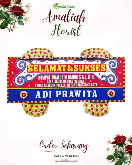 Papan Bunga Ucapan Selamat Indapatra
